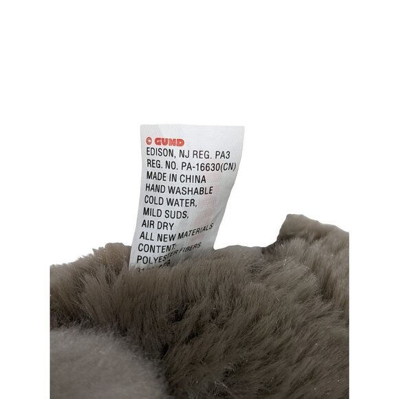 Gund Lil Whispers Gray Easter Bunny Stuffed Animal 9" - Picture 8 of 8